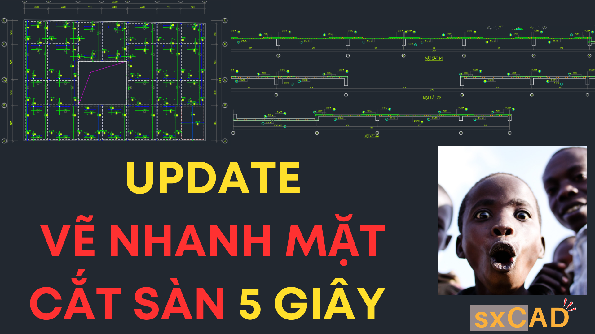 Vẽ mặt cắt sàn nhanh hơn với kỹ thuật này